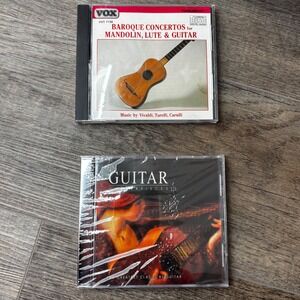 Classical Guitar & Baroque Concertos 2 CD Lot Vivaldi Beethoven Vox‎ Turnabout